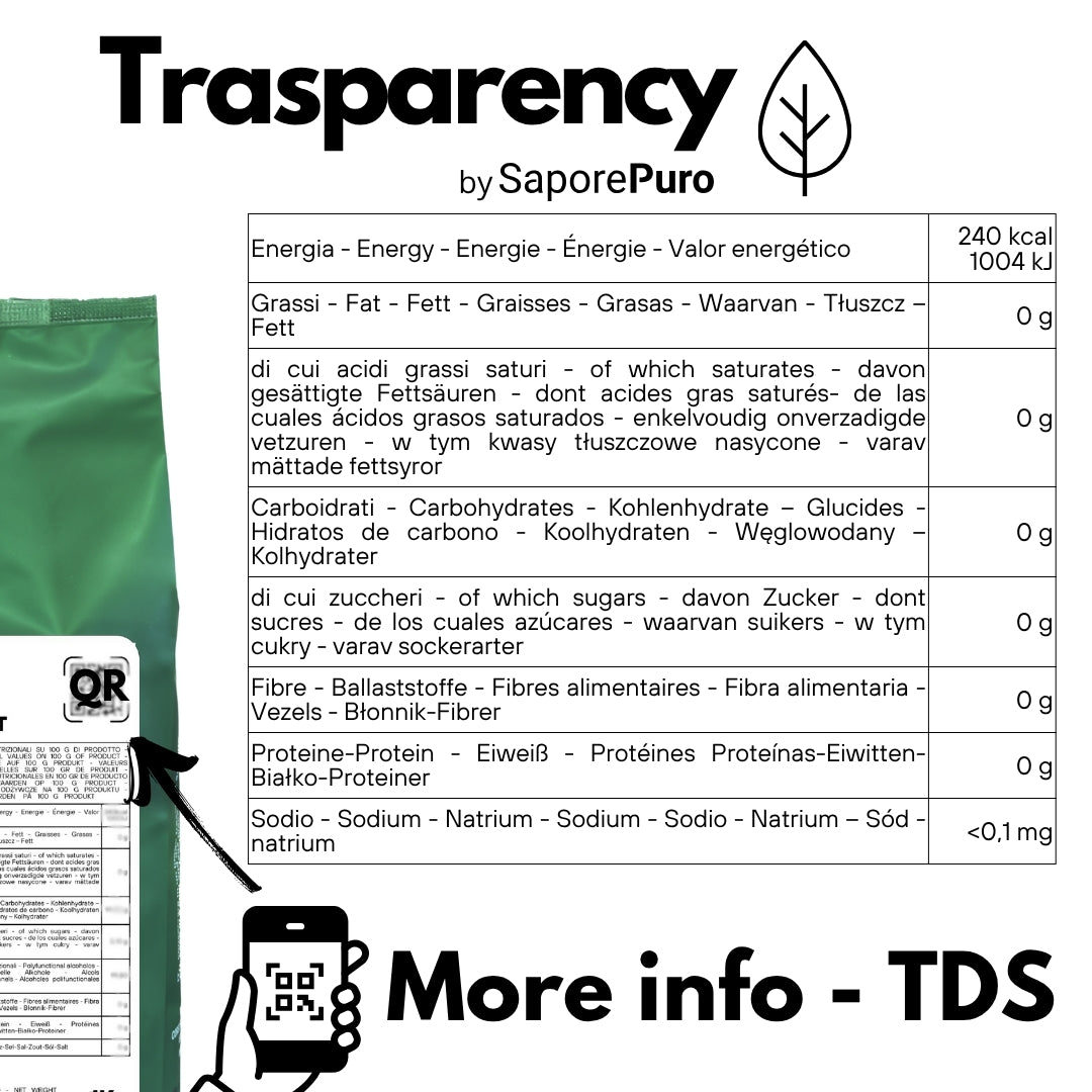 Acido Malico - 1kg - L'Ingrediente Segreto per i Tuoi Cocktail Perfetti - Alimenti - contro l'affaticamento - per vino - Enologia - SaporePuro