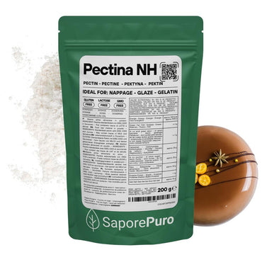 Pectina NH SaporePuro, naturale e versatile, ideale per nappage, gelatine e glasse in cucina.