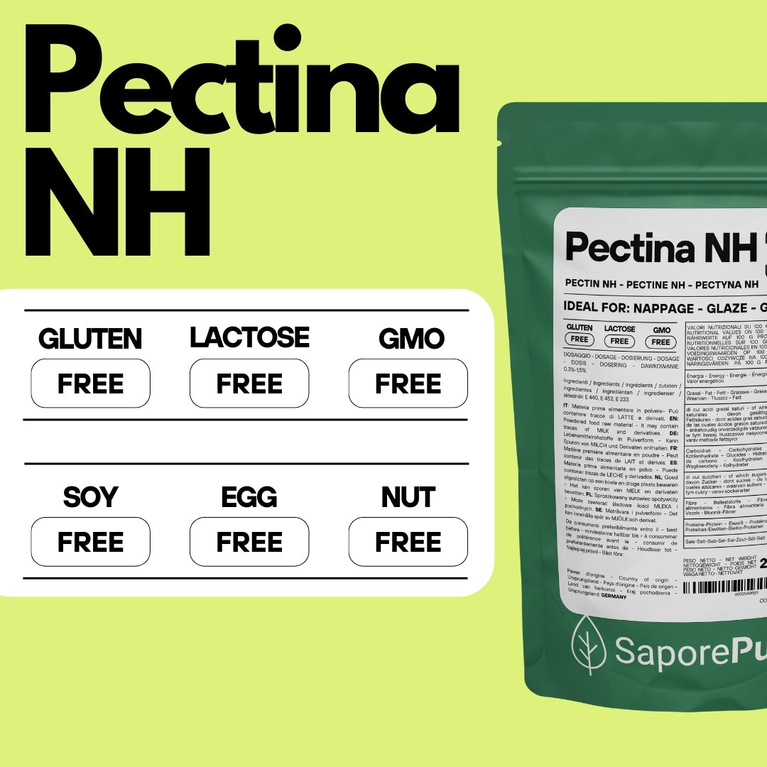 Pectina NH SaporePuro -  ideale per nappage, gelatine e glasse - SaporePuro