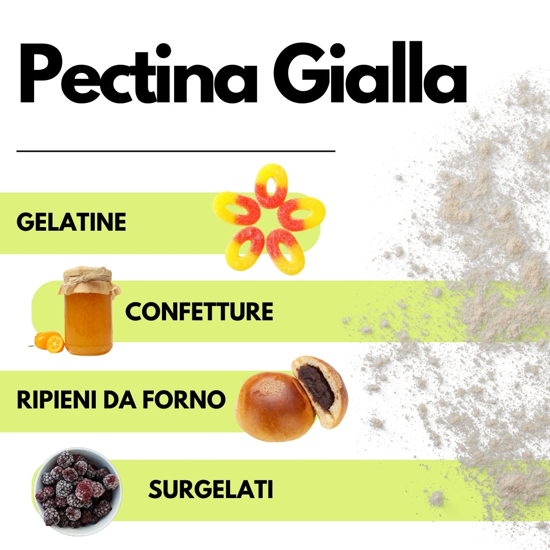 Pectina Gialla (Jaune) SaporePuro - Gelatine di Frutta, Marmellate, Gel Spessi - SaporePuro