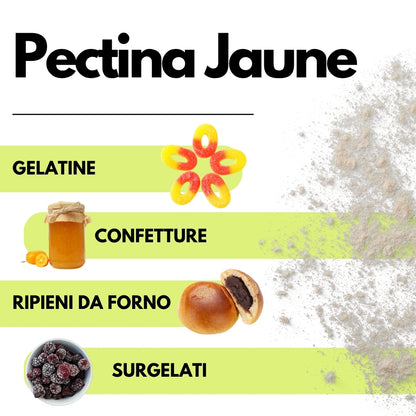 Pectina Amarilla (Jaune) SaporePuro - Gelatinas de Fruta, Mermeladas, Gel Espesos
