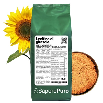 Lecitina di Girasole E322 - De-Oleata - Alternativa alla Soia