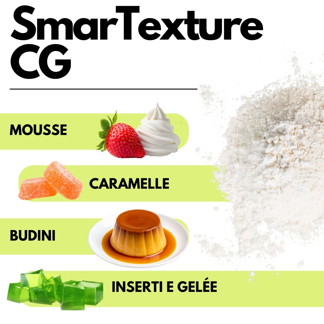 SmarTexture CG - Gelatina ad azione istantanea, uso a freddo, con fibre strutturanti - Attivazione a freddo