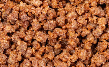 Crumble senza glutine SaporePuro con gusto caramello, confezione da 1kg, visibile in immagine.