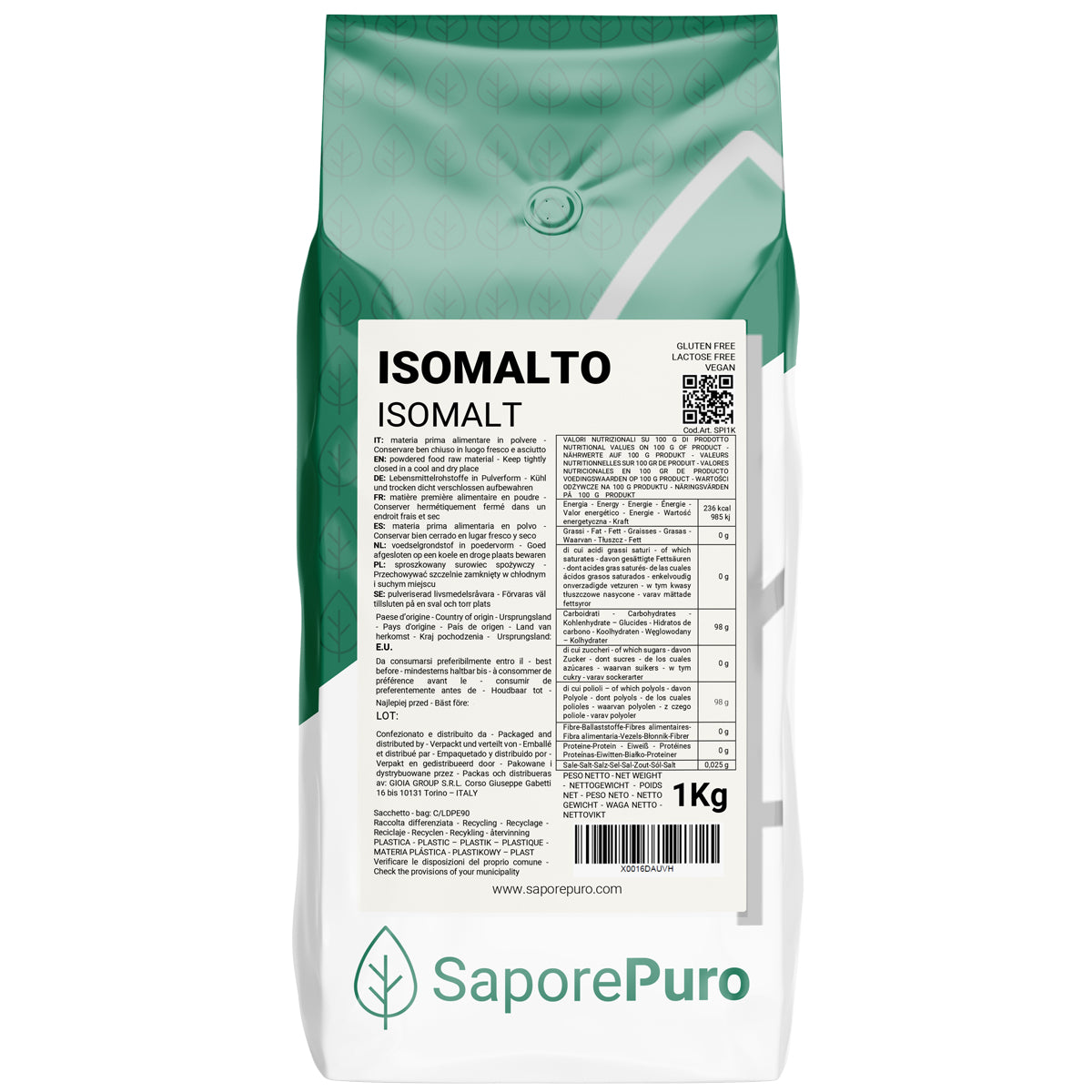 Isomalto - 1kg - SaporePuro