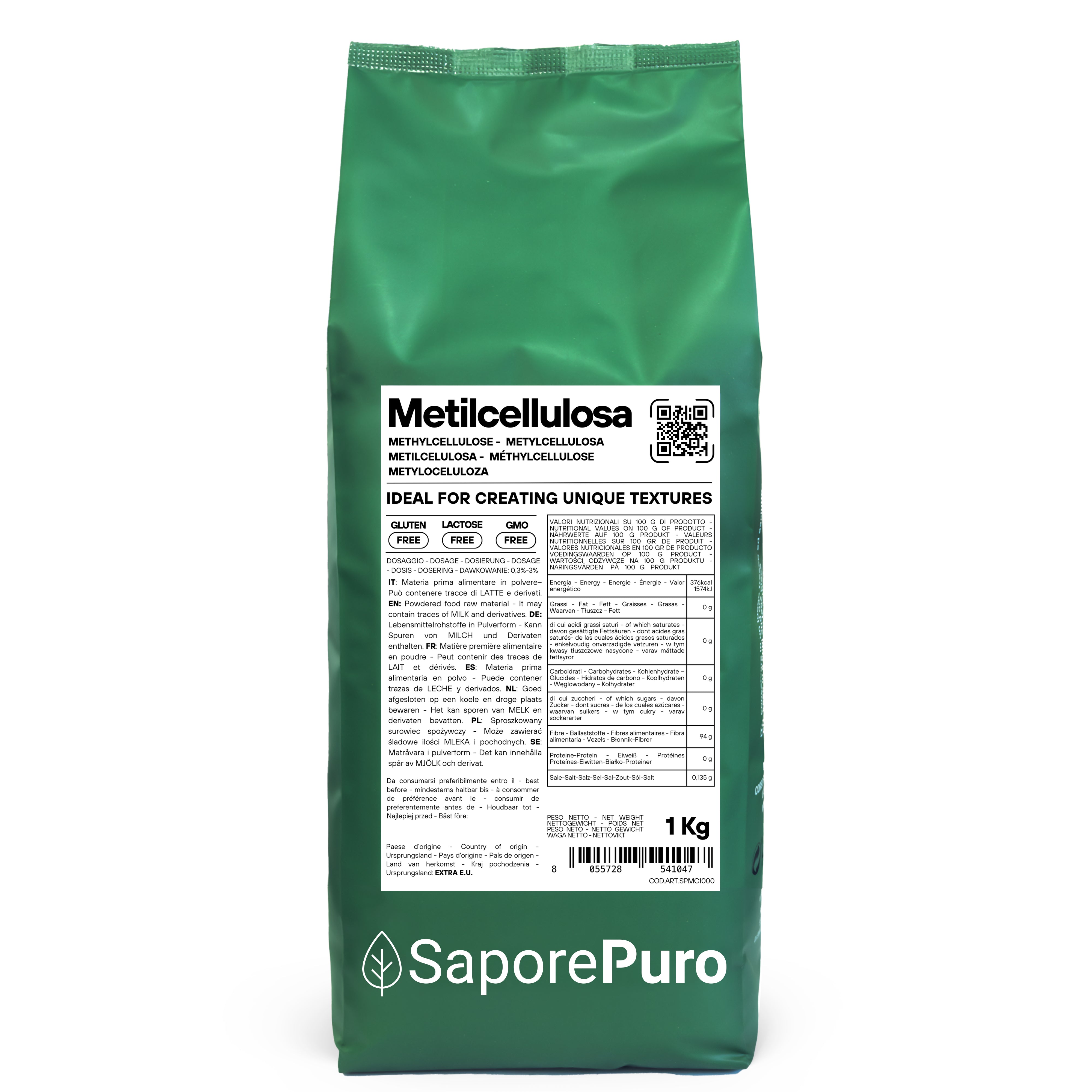 Metilcellulosa Alimentare SaporePuro - SaporePuro