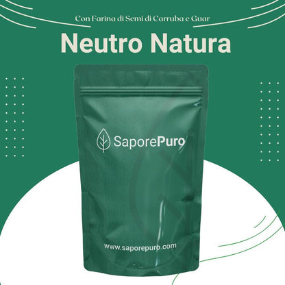 Neutro Natura 5 per gelato SaporePuro, stabilizzante carruba e guar senza emulsionanti, ideale per gelati a base di latte.