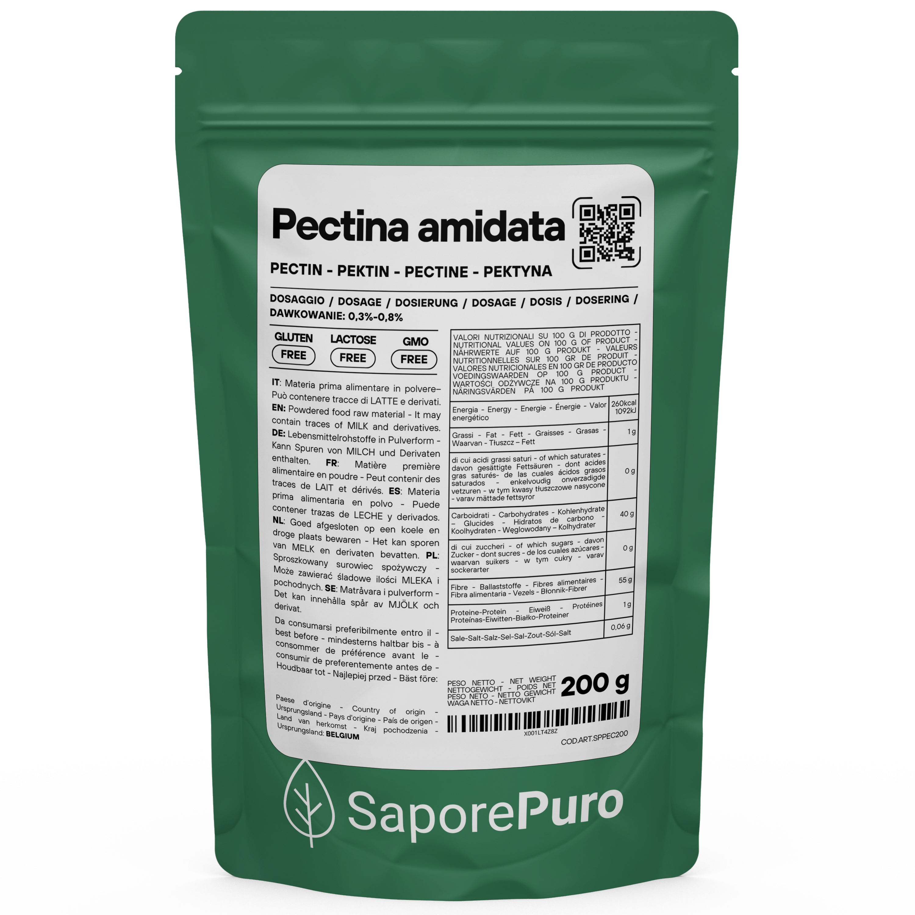 Pectina in polvere (E440ii) a basso metossile- ideale per marmellate a basso contenuto di zucchero