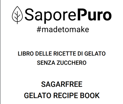 Ricettario Gelato Senza Zucchero / Sugarfree Gelato RecipeBook - SaporePuro