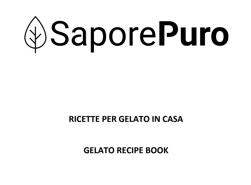 Ricettario Gelato & Sorbetti / Gelato & Sorbet RecipeBook - SaporePuro