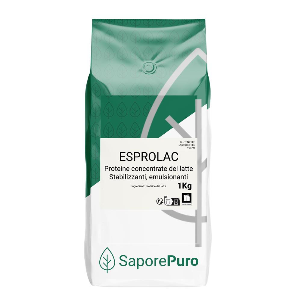Proteine del latte ProIce75 di SaporePuro, concentrato con 75% di proteine, ideale come sostituto E471 nel gelato, 1kg