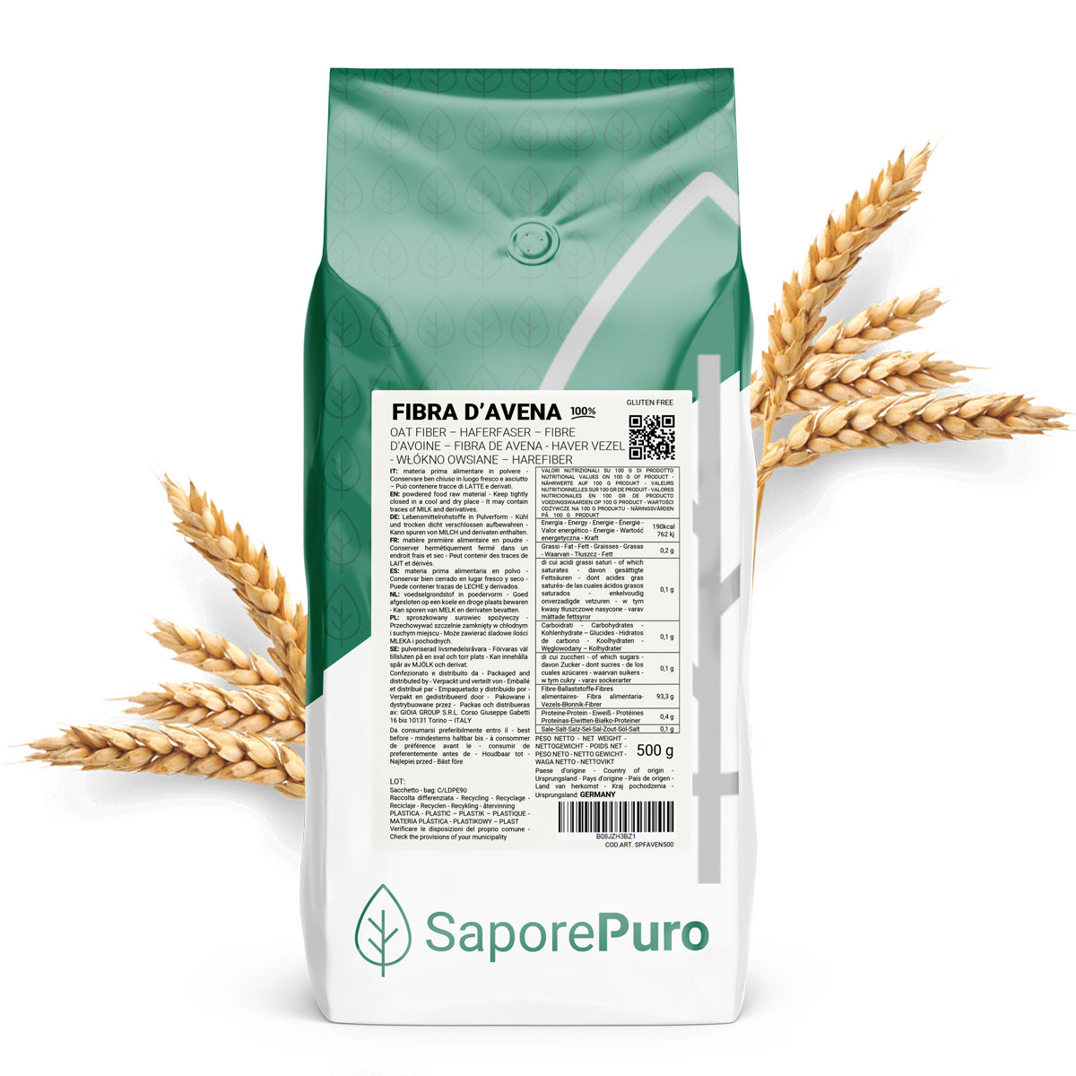 Fibra di Avena - Senza Glutine - SaporePuro