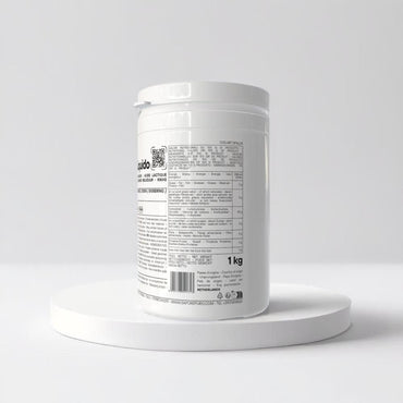 Liquid lactic acid food additive by SaporePuro, shown in a clear container with a white label on a neutral background.