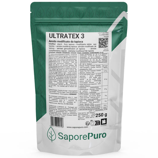 ULTRATEX 3 - 250gr - Amido modificato da Tapioca - Uso Caldo e Freddo