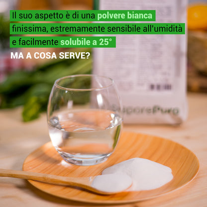 Inulina in polvere pura - 1 Kg - Origine Europa - A catena corta - SaporePuro