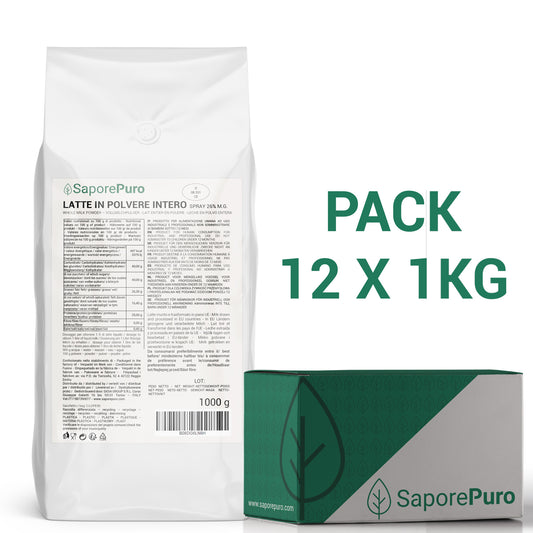 Latte Intero in Polvere - 12Kg (12x1) - SaporePuro