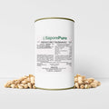 Pasta pistacchio pura SaporePuro Talismano senza colore, 1 kg, vista di pasta secca con colore naturale e forma cilindrica.